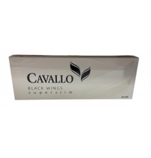 Сигареты CAVALLO Black Wings ( Кавалло Черный Суперслим )