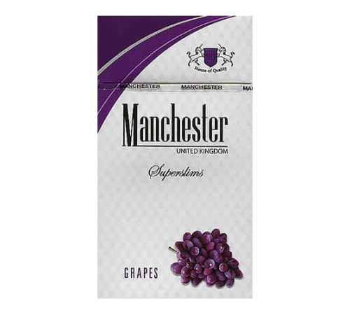 Сигареты Manchester Grapes Superslims оптом