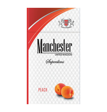 Сигареты Manchester  SuperSlims Персик оптом